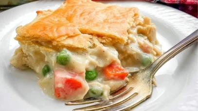 Cheater Chicken Pot Pie Casserole