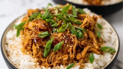 Honey Garlic Chicken and Rice