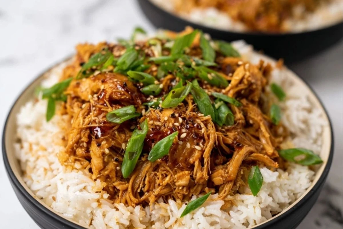Honey Garlic Chicken and Rice