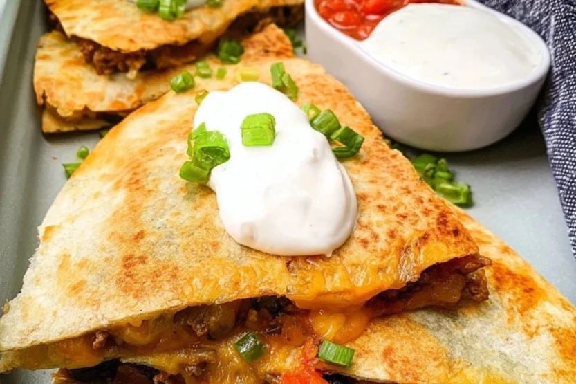 Sheet Pan Tex-Mex Quesadillas