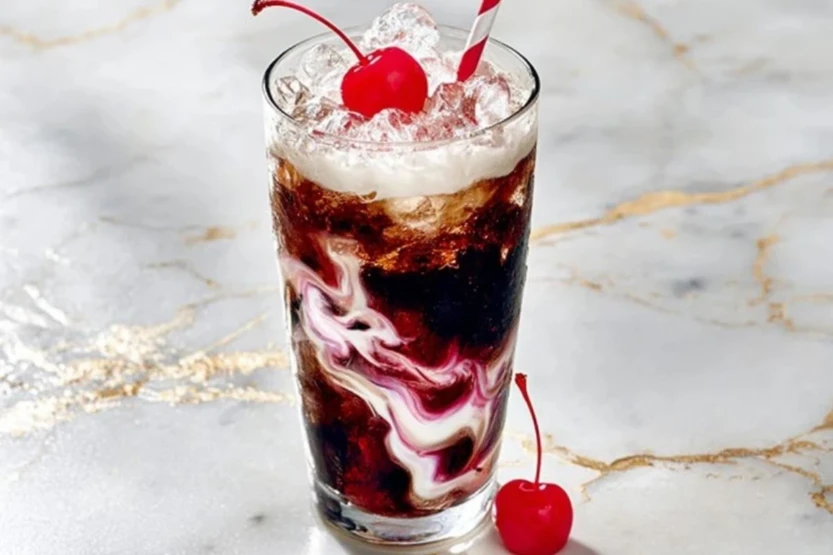 Cherry Swirl Dirty Soda