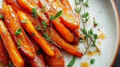 Easy Maple Glazed Carrots