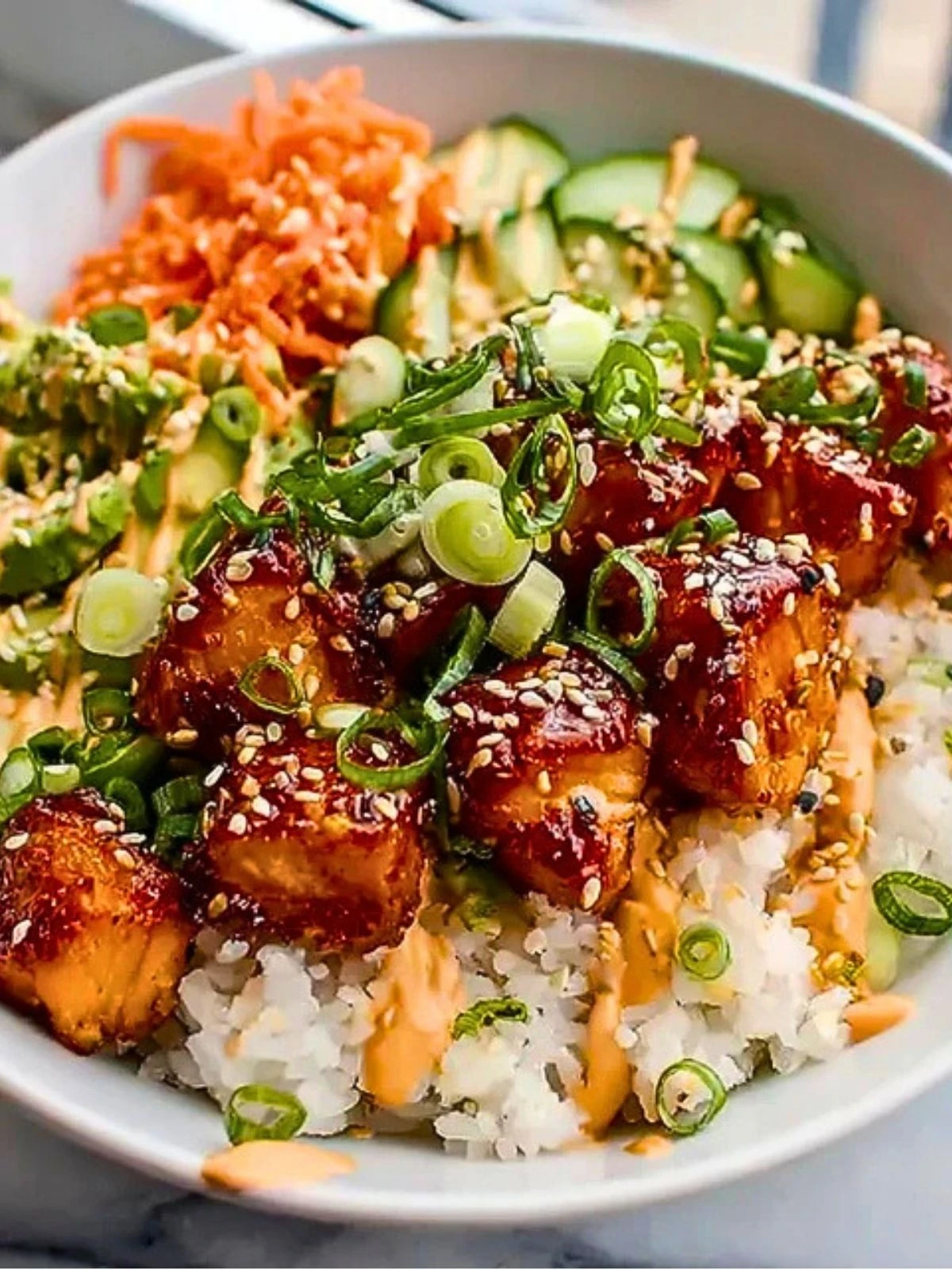 Spicy Salmon Rice Bowls (1)