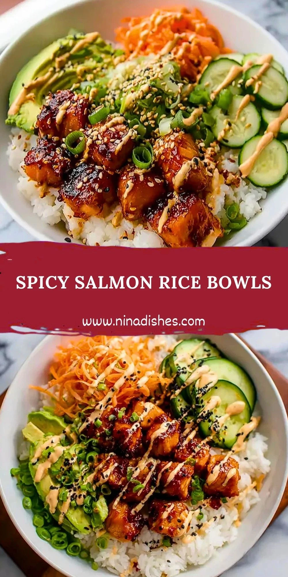 Spicy Salmon Rice Bowls (2)