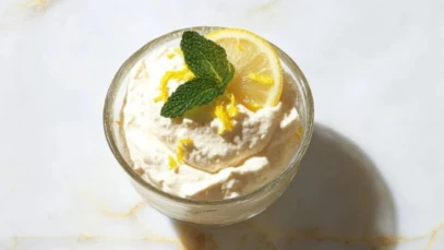Lemon Cottage Cheese Mousse