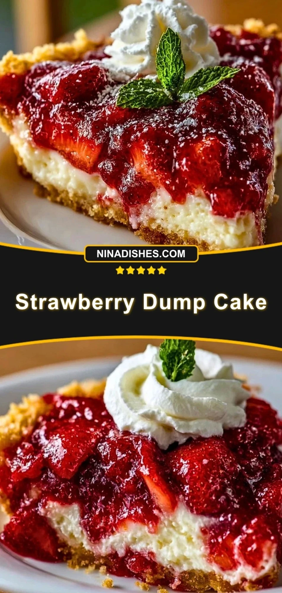 Strawberry Dump Cake