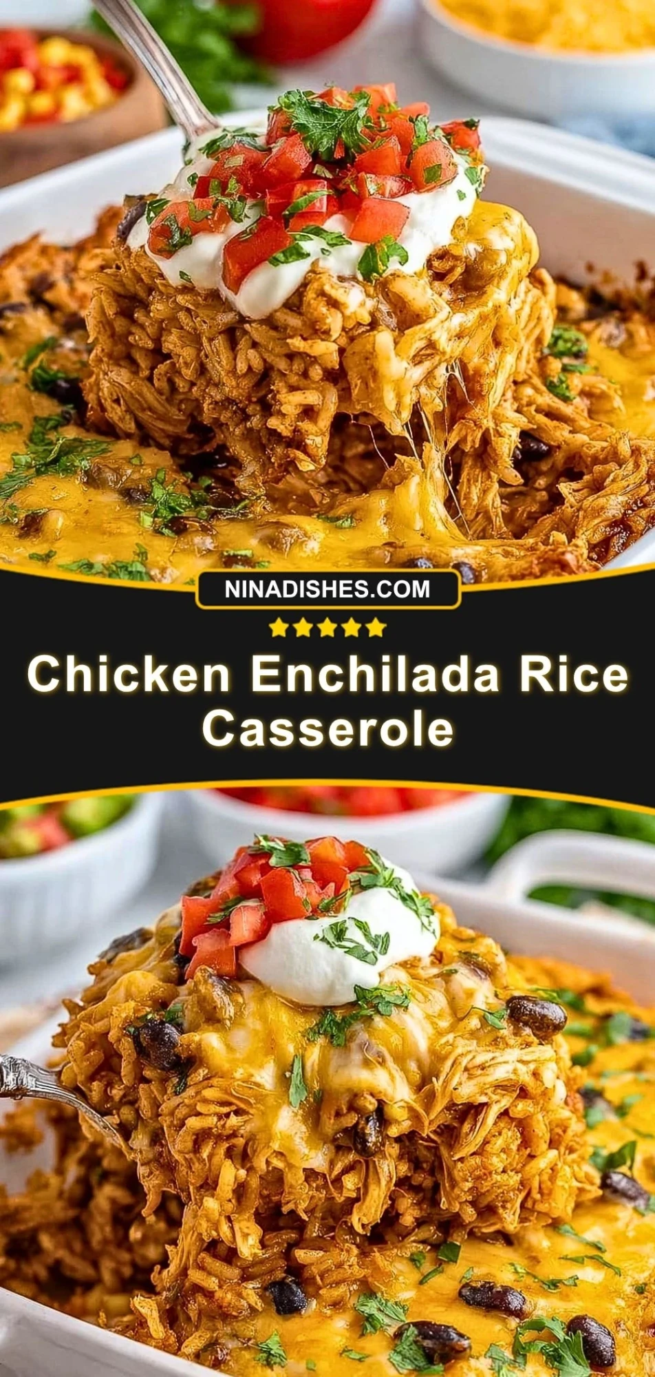 Chicken Enchilada Rice Casserole (3)