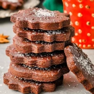 Mexican Chocolate Shortbread Cookies