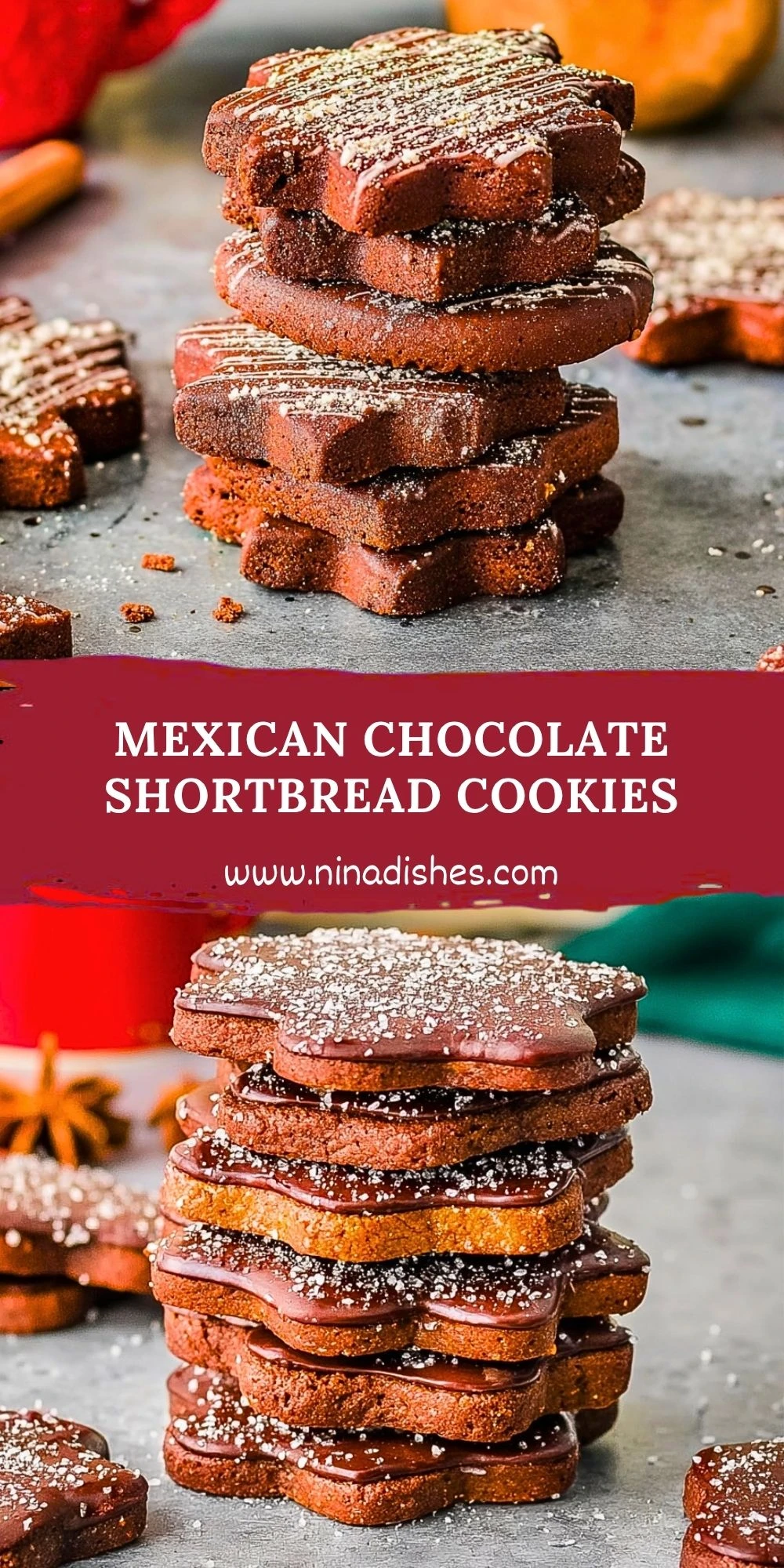 Mexican Chocolate Shortbread Cookies (2)