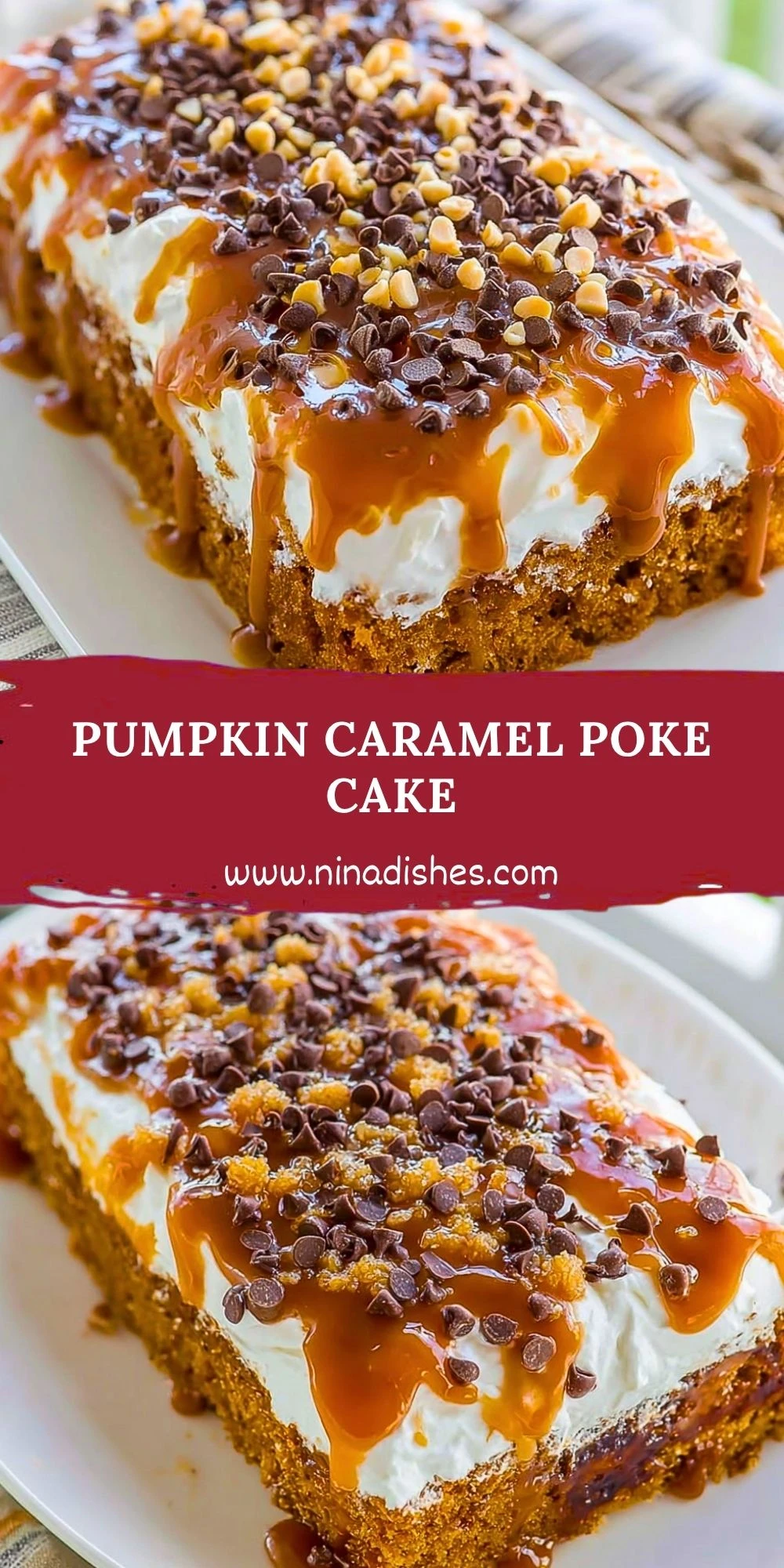 Pumpkin Caramel Poke Cake (2)