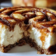 Cinnamon Roll Honeybun Cheesecake