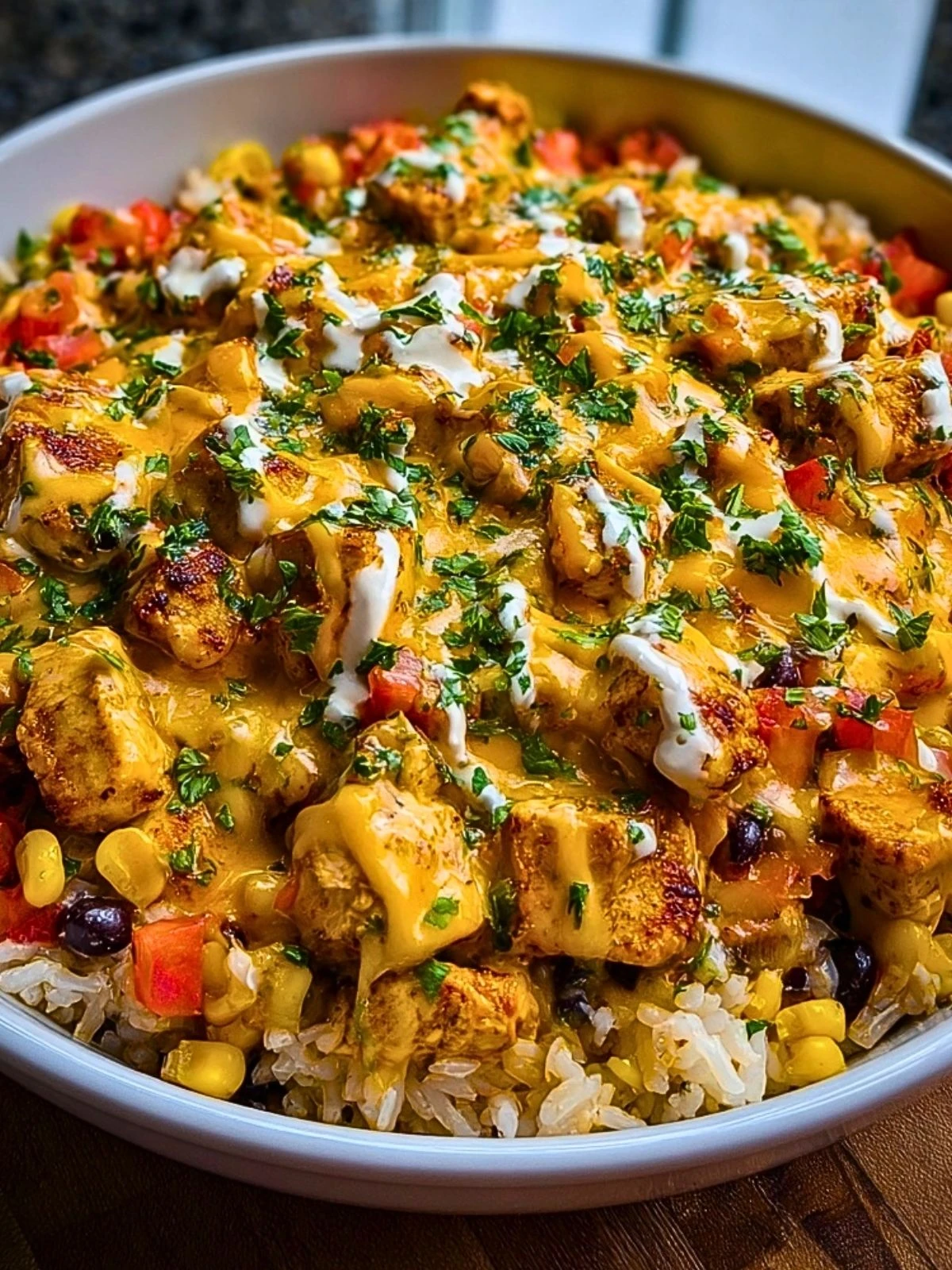 Comforting One-Pot Cheesy Southwest Chicken & Rice (1)