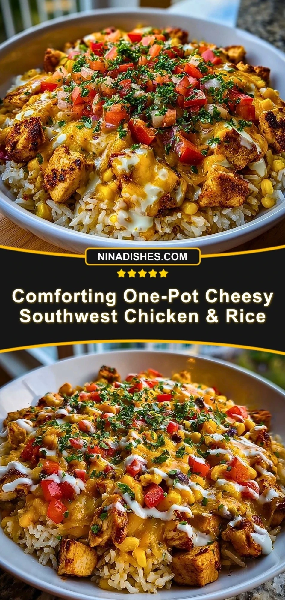 Comforting One-Pot Cheesy Southwest Chicken & Rice (3)