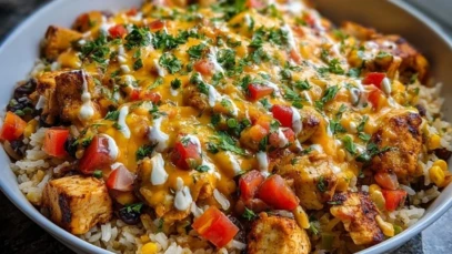 Comforting One-Pot Cheesy Southwest Chicken & Rice