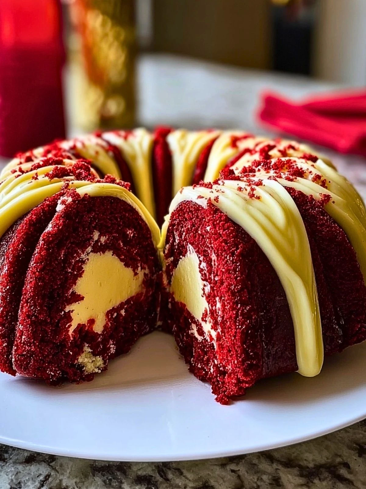 Red Velvet Cheesecake Bundt Dump Cake (1)