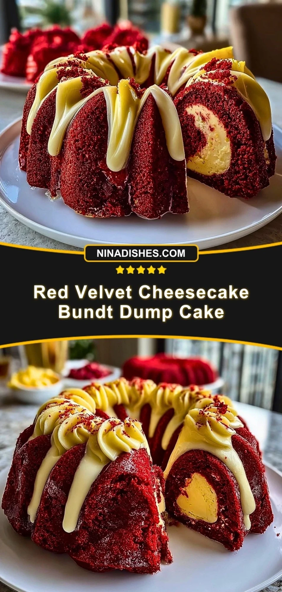 Red Velvet Cheesecake Bundt Dump Cake (3)