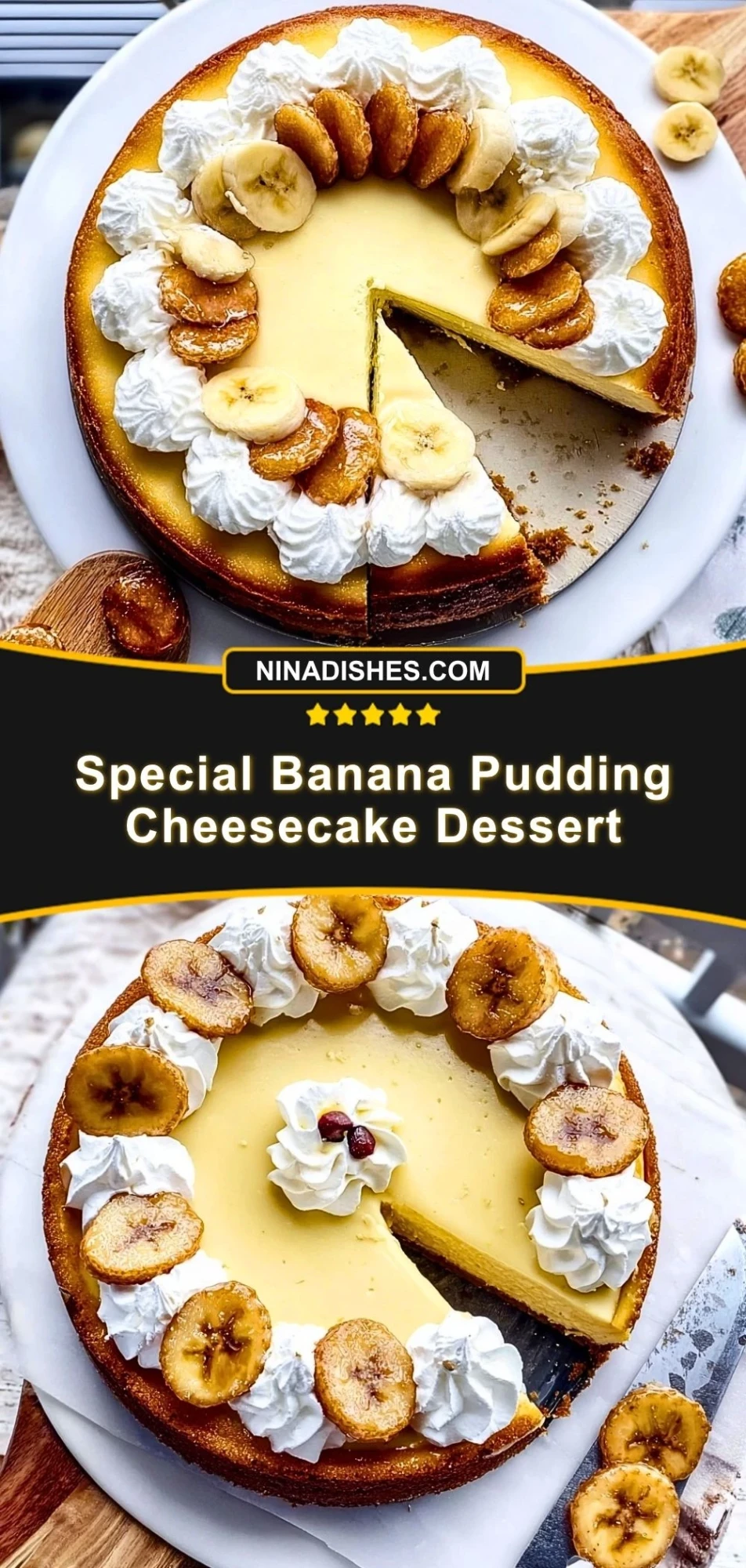 Special Banana Pudding Cheesecake Dessert (3)