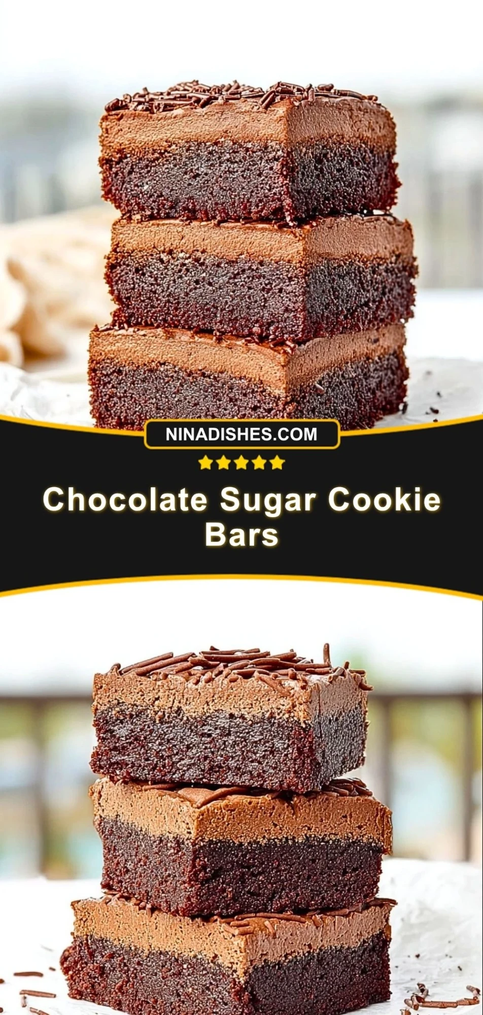 Chocolate Sugar Cookie Bars (3)