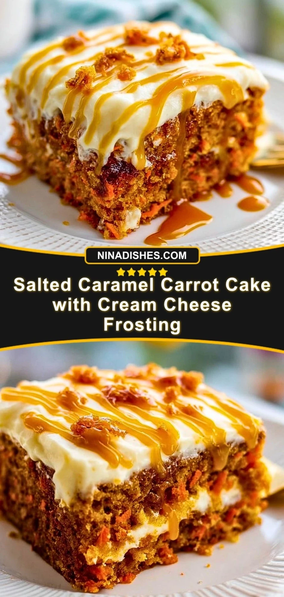 Salted Caramel Carrot Cake with Cream Cheese Frosting (3)
