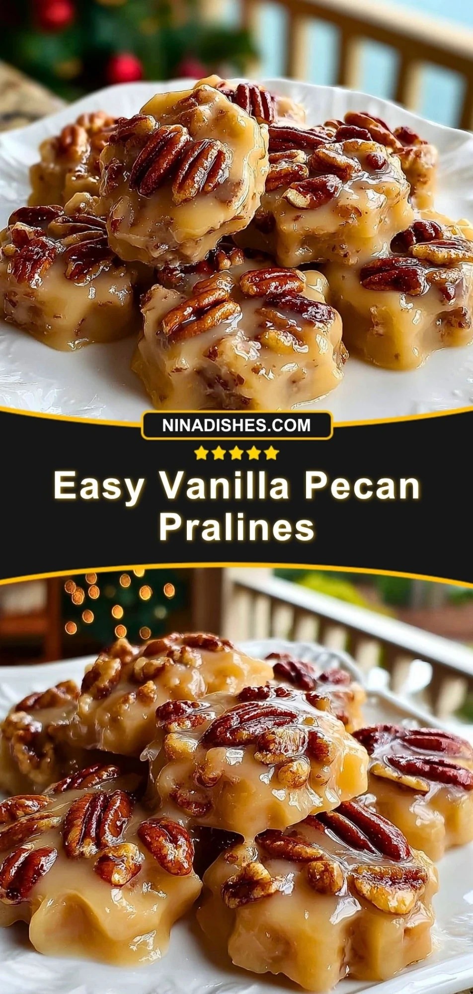 Easy Vanilla Pecan Pralines (3)