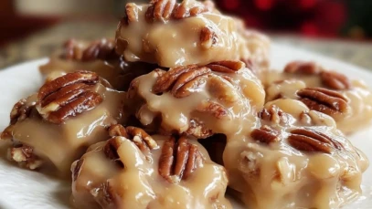 Easy Vanilla Pecan Pralines