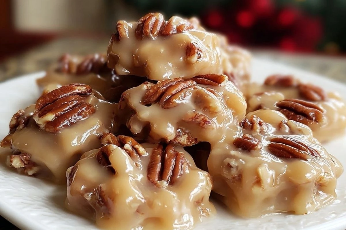 Easy Vanilla Pecan Pralines