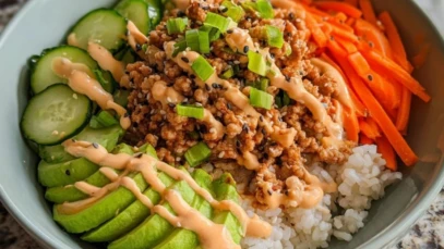 Ground Turkey Rice Bowls