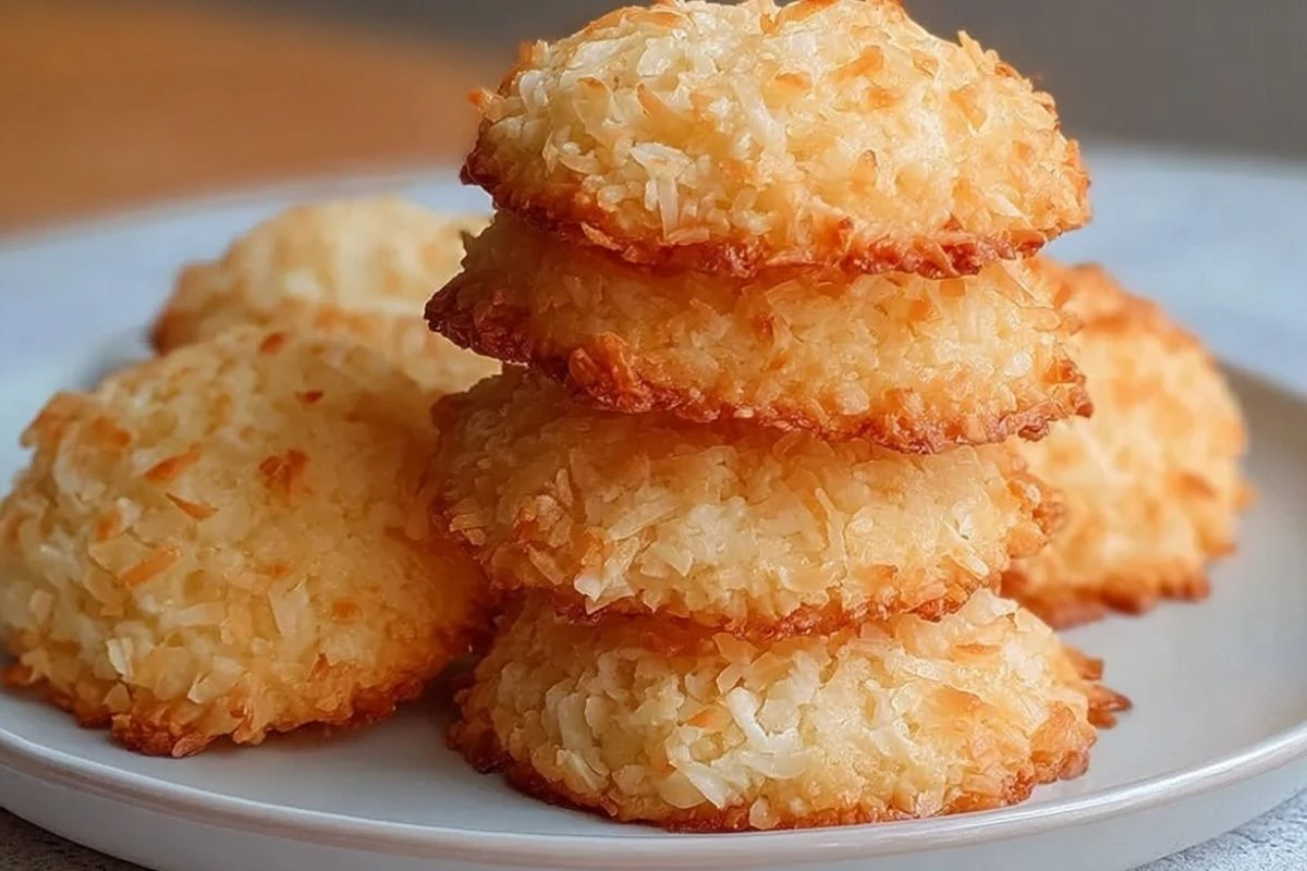 Soft and Buttery Coconut Cookies