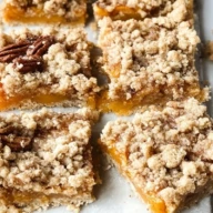 Sweet and Buttery Peach Bars with Cinnamon Streusel