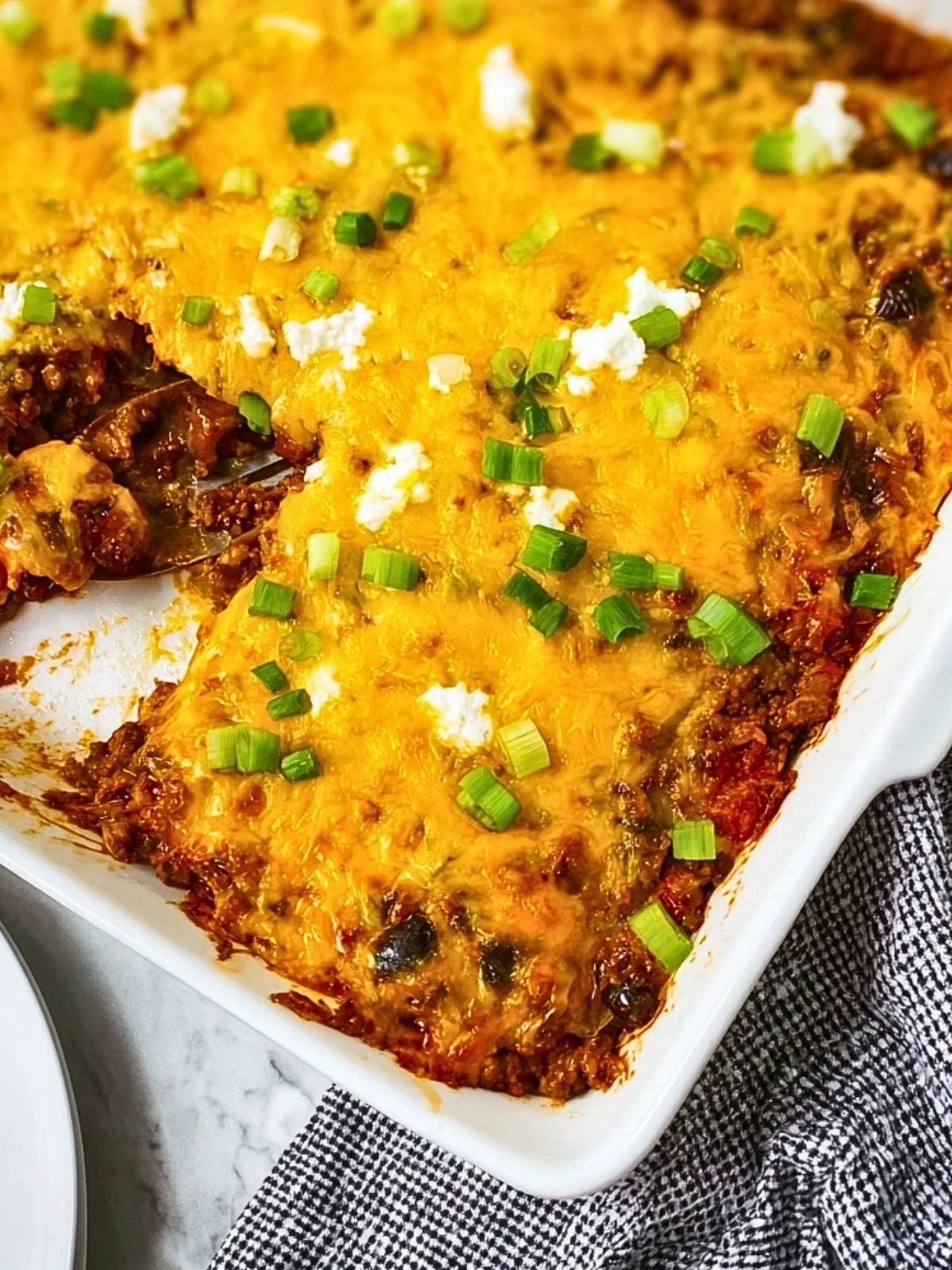Cheesy Baked Mexican Lasagna Casserole (1)