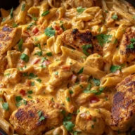 Creamy Cajun Chicken Pasta Skillet
