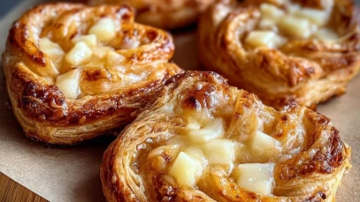 Delicious Apple & Cheese Danishes