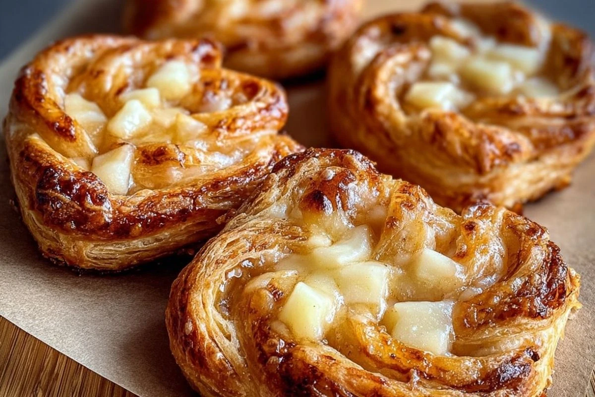 Delicious Apple & Cheese Danishes