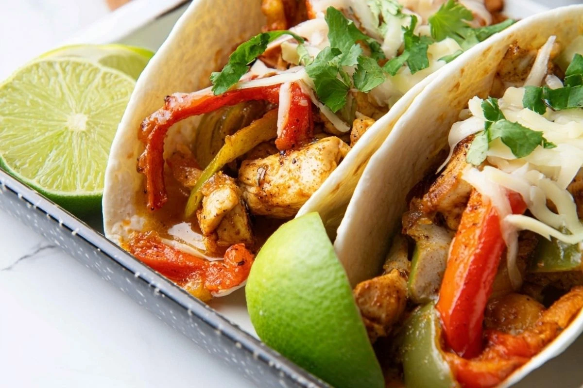 Sheet Pan Chicken Fajitas with Cilantro and Lime (1)
