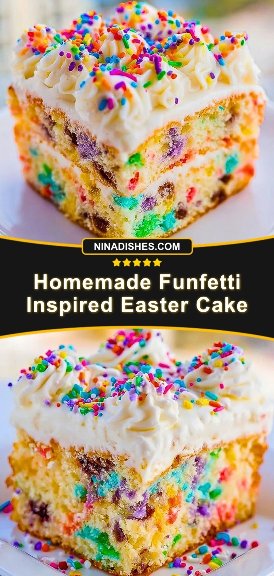 Homemade Funfetti Inspired Easter Cake (3)