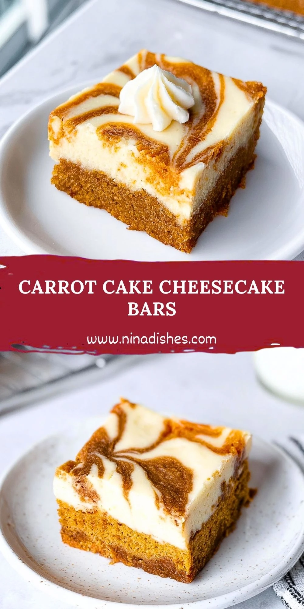 Carrot Cake Cheesecake Bars (2)