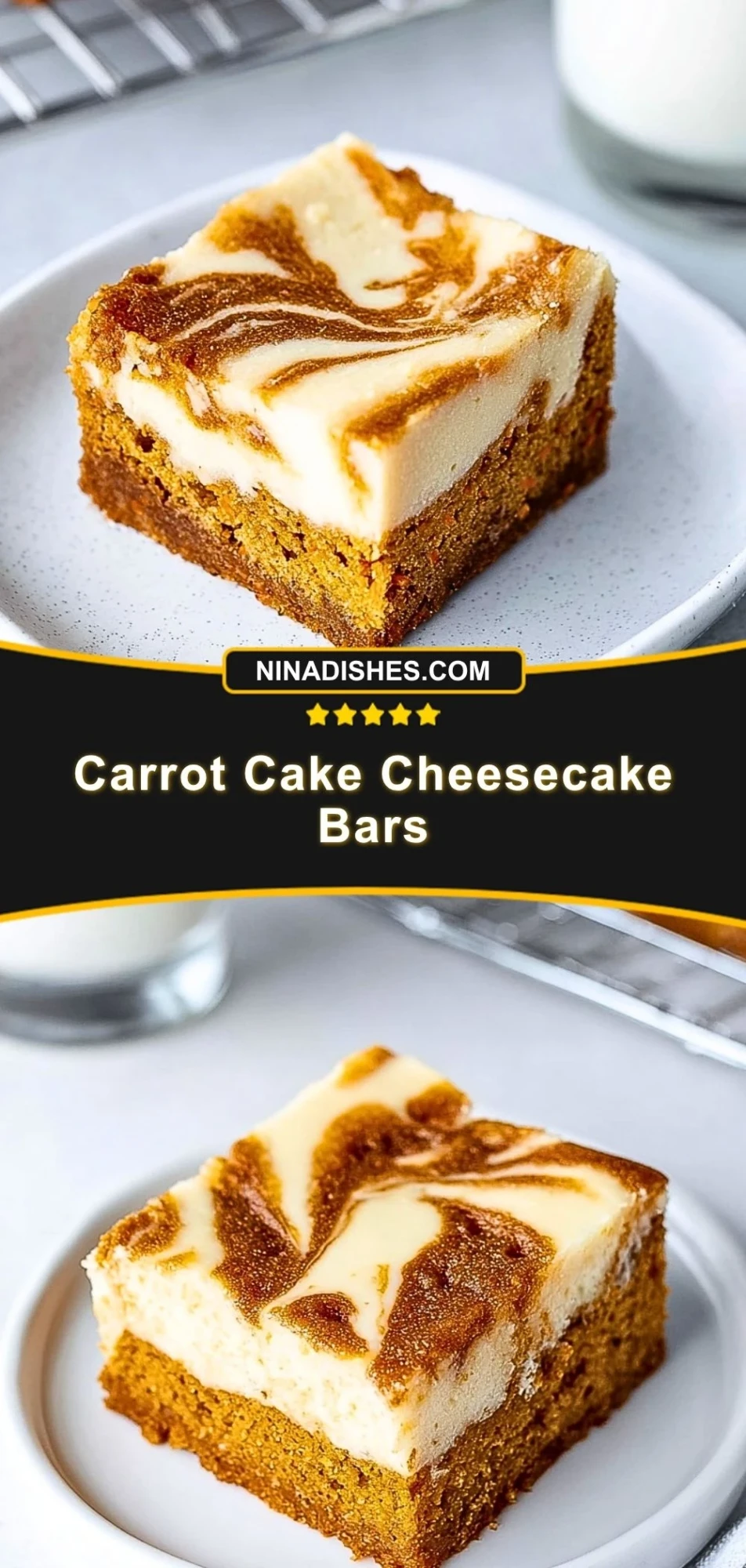 Carrot Cake Cheesecake Bars (3)