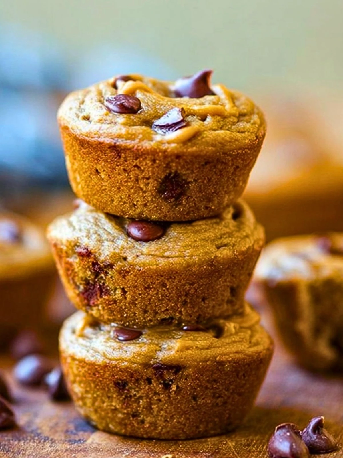 Flourless Peanut Butter Muffins (1)