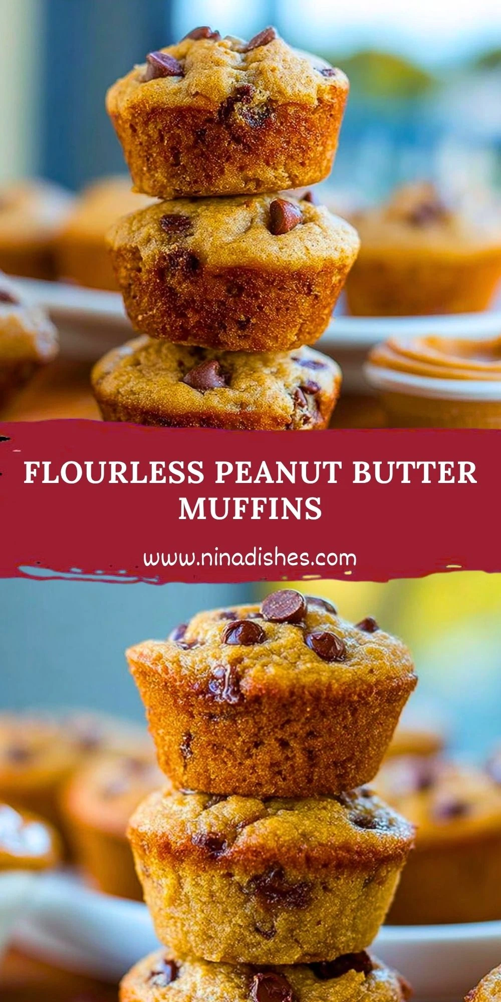 Flourless Peanut Butter Muffins (2)