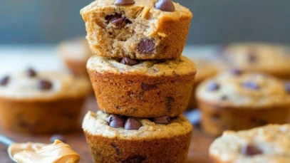 Flourless Peanut Butter Muffins