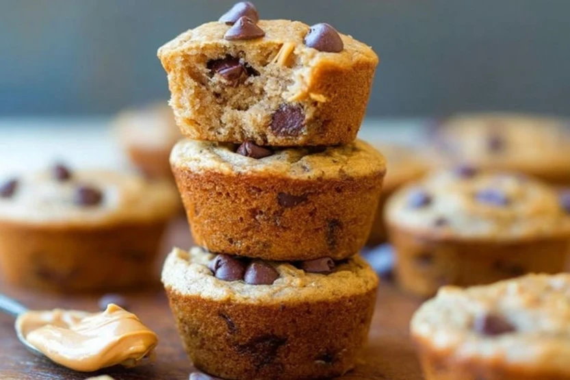 Flourless Peanut Butter Muffins