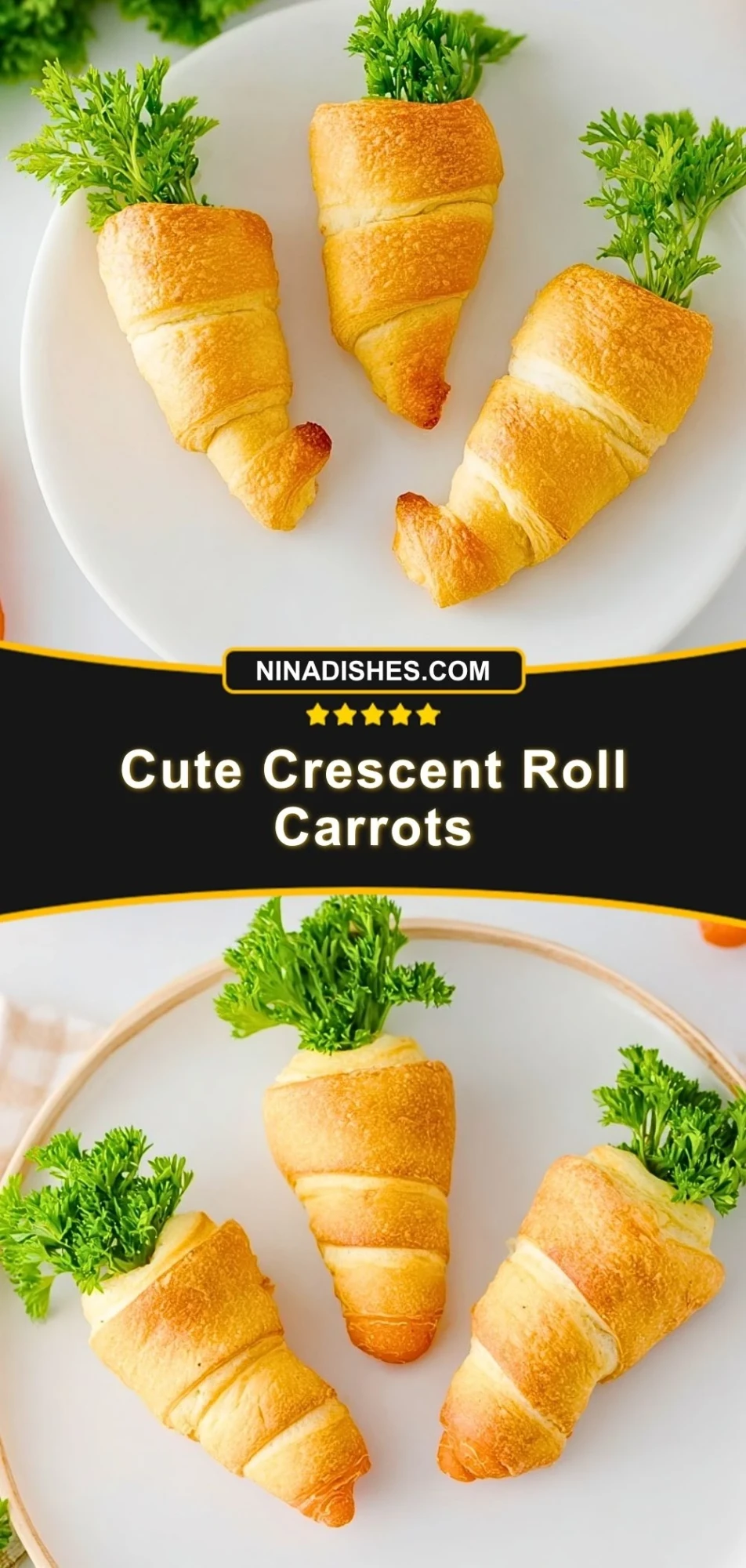 Cute Crescent Roll Carrots (3)