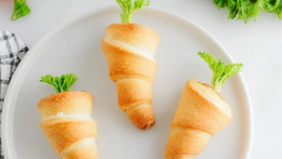 Cute Crescent Roll Carrots
