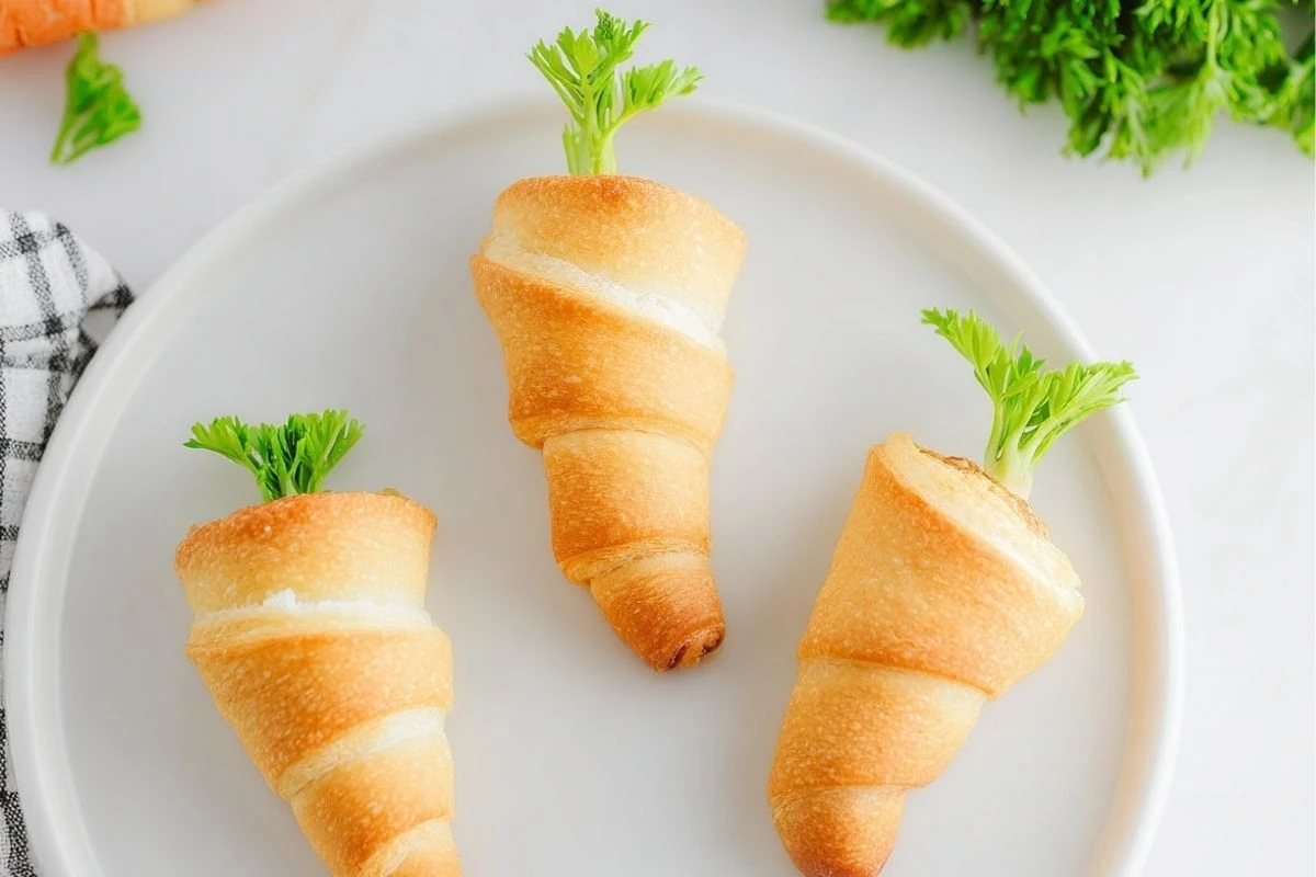 Cute Crescent Roll Carrots