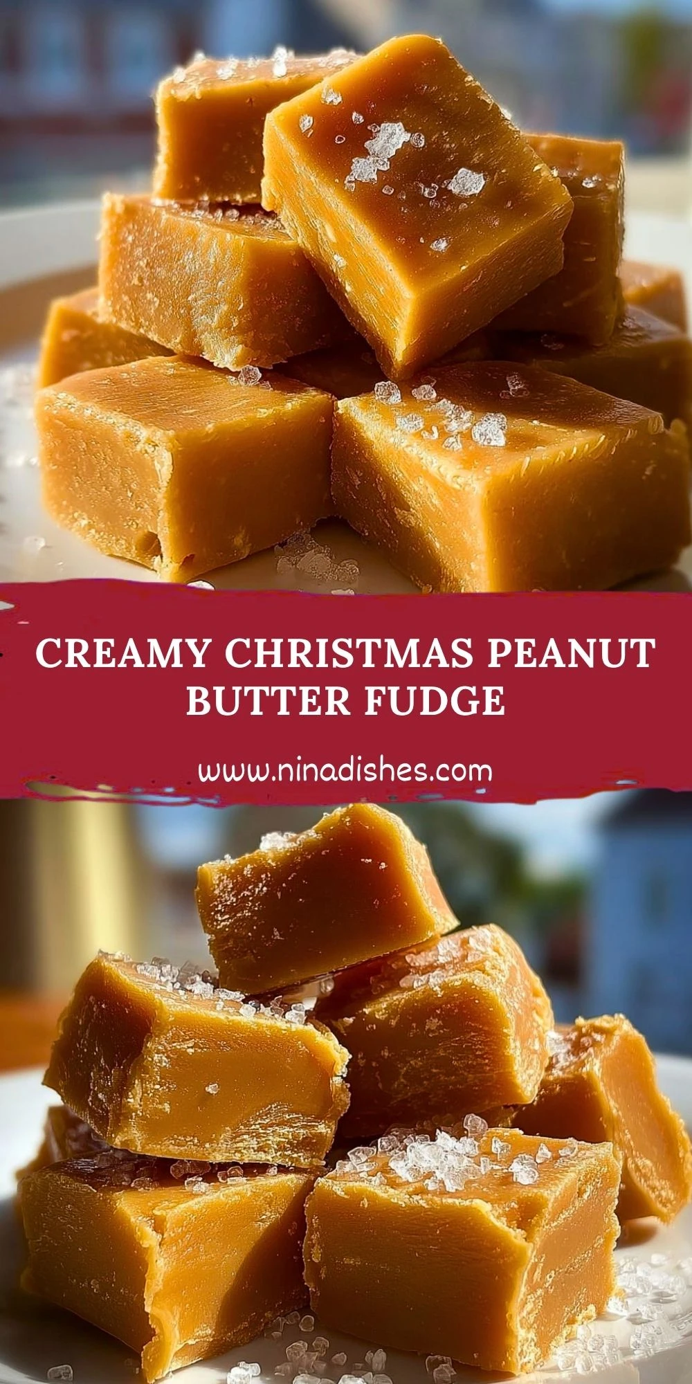 Creamy Christmas Peanut Butter Fudge (2)