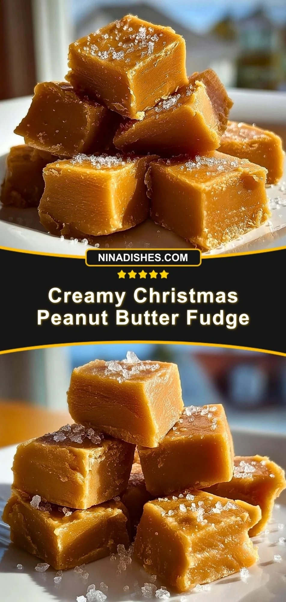 Creamy Christmas Peanut Butter Fudge (3)