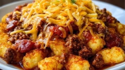 Crock-Pot Chili Dog Casserole