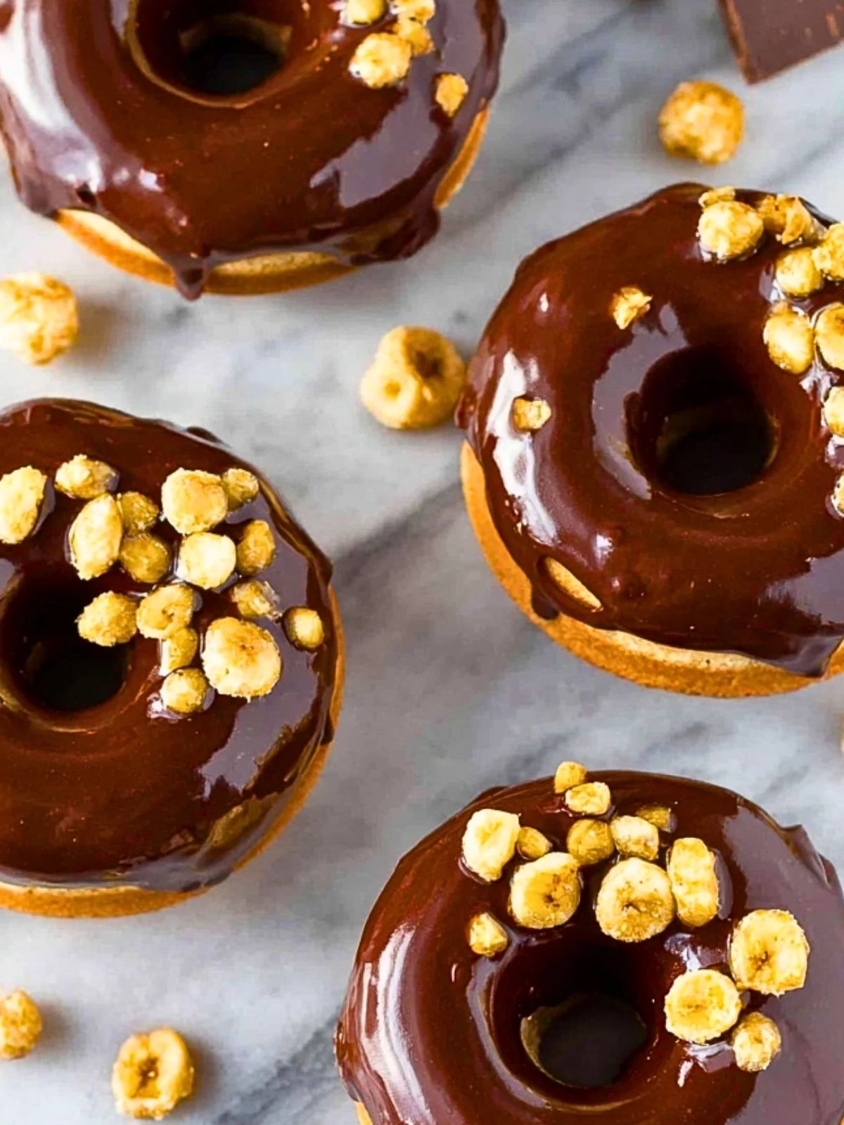 Banana Doughnuts with Chocolate Glaze (1)