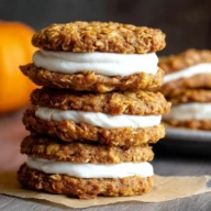 Pumpkin Oatmeal Cream Pies