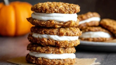 Pumpkin Oatmeal Cream Pies